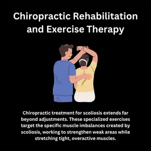 Scoliosis chiropractor uses exercise therapy to strengthen weak muscles and support spinal health recovery