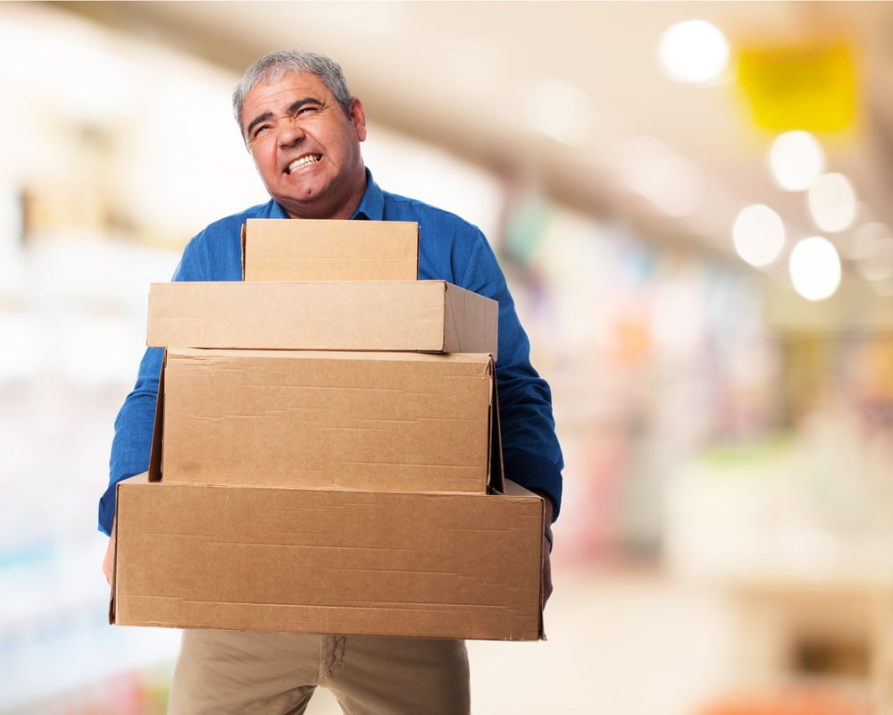 Lifting heavy objects can contribute to degenerative disc disease